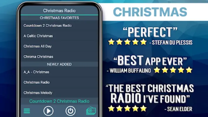 Christmas Radio android App screenshot 1